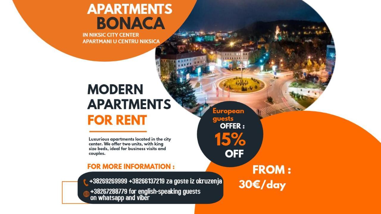 Apartmani Bonaca U Centru Niksica Exteriér fotografie